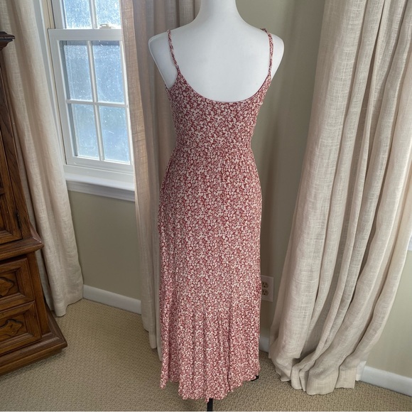 Abercrombie and Fitch - Easy Waist Tiered Midi Dress, small - Picture 7 of 7